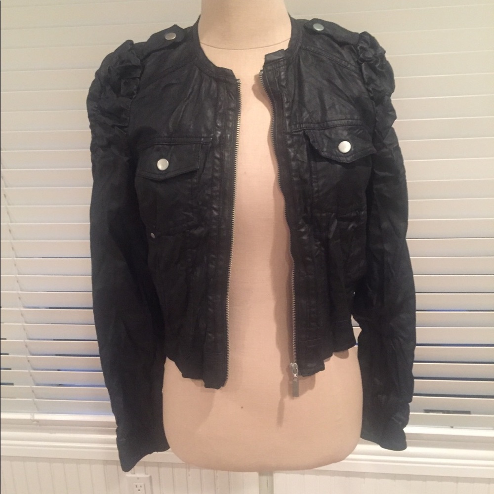 Leather jacket